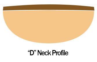 Washburn EA15 Neck Profile